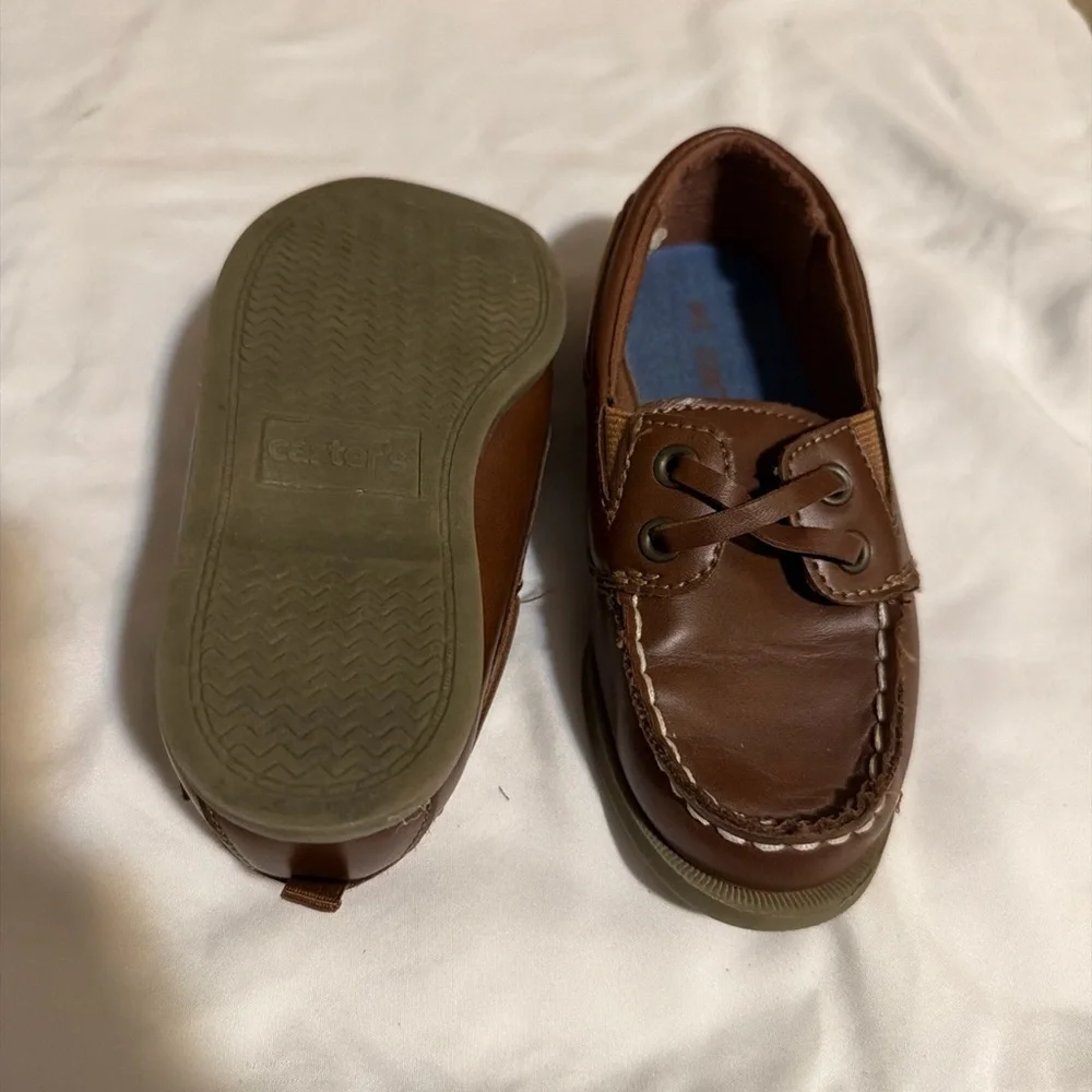 Carter's Brown Kids Moccasins
